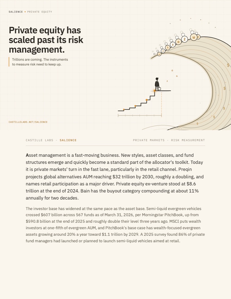 Cover of Private Equity Has Scaled Past Its Risk Management